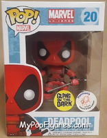 Deadpool (Glows in the Dark) from Marvel - Marvel Universe Pop! manufactured by Funko [Front]