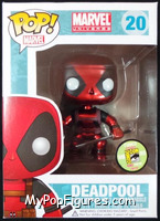 Deadpool (Metallic) from Marvel - Marvel Universe Pop! manufactured by Funko [Front]