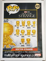 Doctor Strange (Gold Chrome) from Marvel - Marvel Stud10s Pop! manufactured by Funko [Back]