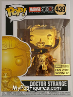 Doctor Strange (Gold Chrome) from Marvel - Marvel Stud10s Pop! manufactured by Funko [Front]