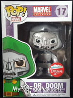 Dr. Doom (Black / White) from Marvel - Marvel Universe Pop! manufactured by Funko [Front]