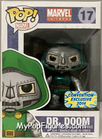 Dr. Doom (Metallic) from Marvel - Marvel Universe Pop! manufactured by Funko [Front]