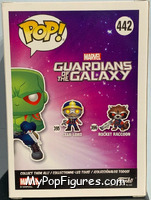 Drax from Marvel - Marvel Universe Pop! manufactured by Funko [Back]