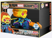 Ghost Rider (Blacklight) from Marvel - Pop! Rides manufactured by Funko [Front]