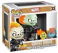 Ghost Rider (Glows in the Dark) from Marvel - Pop! Rides manufactured by Funko [Front]