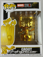 Groot (Gold Chrome) from Marvel - Marvel Stud10s Pop! manufactured by Funko [Front]