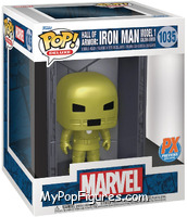 Hall of Armor: Iron Man Model 1 (Golden Armor) from Marvel - Marvel Universe Pop! manufactured by Funko [Front]