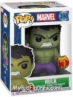 Hulk (Christmas) from Marvel - Marvel Universe Pop! manufactured by Funko [Front]