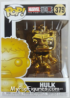 Hulk (Gold Chrome) from Marvel - Marvel Stud10s Pop! manufactured by Funko [Front]