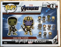 Hulk / Thanos from Marvel - Pop! Sets manufactured by Funko [Back]