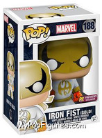 Iron Fist (White / Gold) from Marvel - Marvel Universe Pop! manufactured by Funko [Front]