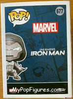 Infamous Iron Man (Glows in the Dark) from Marvel - Marvel Universe Pop! manufactured by Funko [Back]