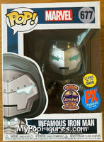 Infamous Iron Man (Glows in the Dark) from Marvel - Marvel Universe Pop! manufactured by Funko [Front]