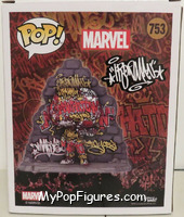 Iron Man (Street Art) (Deluxe) from Marvel - Street Art Pop! manufactured by Funko [Back]