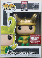 Loki (1st Appearance) from Marvel - 80 Years Pop! manufactured by Funko [Front]