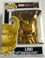 Loki (Gold Chrome) from Marvel - Marvel Stud10s Pop! manufactured by Funko [Front]