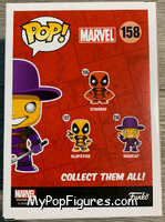 Madcap (Metallic) from Marvel - Marvel Universe Pop! manufactured by Funko [Back]