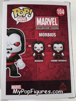 Morbius from Marvel - Marvel Universe Pop! manufactured by Funko [Back]