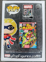 Ms. Marvel (1st Appearance) from Marvel - 80 Years Pop! manufactured by Funko [Back]