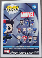 Mystique from Marvel - Marvel Universe Pop! manufactured by Funko [Back]