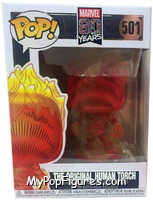 Original Human Torch (1st Appearance) from Marvel - 80 Years Pop! manufactured by Funko [Front]