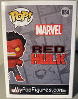 Red Hulk from Marvel - Marvel Universe Pop! manufactured by Funko [Back]