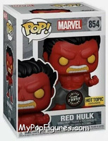 Red Hulk (Glows In The Dark)  from Marvel - Marvel Universe Pop! manufactured by Funko [Front]