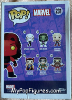 Red She-Hulk from Marvel - Marvel Universe Pop! manufactured by Funko [Back]