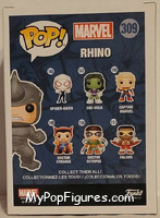 Rhino from Marvel - Marvel Universe Pop! manufactured by Funko [Back]