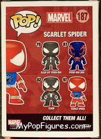 Scarlet Spider from Marvel - Marvel Universe Pop! manufactured by Funko [Back]