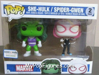 She-Hulk / Spider-Gwen from Marvel - Pop! Sets manufactured by Funko [Front]