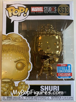 Shuri (Gold Chrome) from Marvel - Marvel Stud10s Pop! manufactured by Funko [Front]