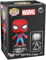 Spider-Man from Marvel - Pop! Die-Cast manufactured by Funko [Back]