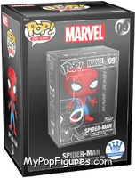 Spider-Man (Silver Metallic) from Marvel - Pop! Die-Cast manufactured by Funko [Front]