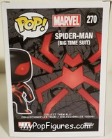 Spider-Man (Big Time Suit) from Marvel - Marvel Universe Pop! manufactured by Funko [Back]