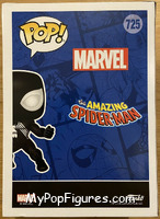 Spider-Man (Symbiote Suit) (Glows in the Dark) from Marvel - Marvel Universe Pop! manufactured by Funko [Back]