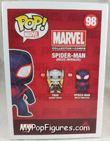 Spider-Man (Miles Morales) from Marvel - Marvel Universe Pop! manufactured by Funko [Back]