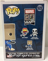 Spider-Man (Bombastic Bag-Man) from Marvel - 80 Years Pop! manufactured by Funko [Back]