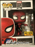 Spider-Man (Metallic) (1st Appearance) from Marvel - 80 Years Pop! manufactured by Funko [Front]