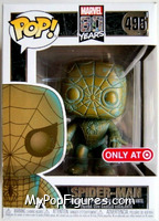 Spider-Man (Patina) from Marvel - 80 Years Pop! manufactured by Funko [Front]