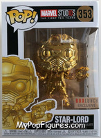 Star-Lord (Gold Chrome) from Marvel - Marvel Stud10s Pop! manufactured by Funko [Front]