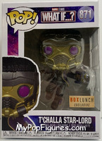 T'Challa Star-Lord from Marvel - What if…? Pop! manufactured by Funko [Front]