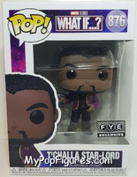 T'Challa Star-Lord from Marvel - What if…? Pop! manufactured by Funko [Front]