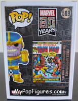 Thanos (1st Appearance) from Marvel - 80 Years Pop! manufactured by Funko [Back]