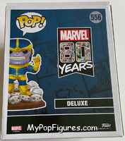 Thanos (Snapping) (Deluxe) from Marvel - 80 Years Pop! manufactured by Funko [Back]