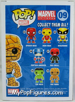 Thing (Black / White) from Marvel - Marvel Universe Pop! manufactured by Funko [Back]