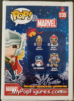 Thor (Holiday) from Marvel - Marvel Universe Pop! manufactured by Funko [Back]