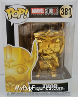 Thor (Gold Chrome) from Marvel - Marvel Stud10s Pop! manufactured by Funko [Front]