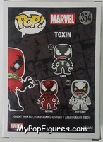 Toxin from Marvel - Marvel Universe Pop! manufactured by Funko [Back]