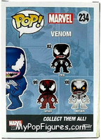 Venom (Blue) from Marvel - Marvel Universe Pop! manufactured by Funko [Back]